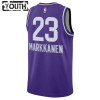 NBA Børn Trøje Utah Jazz Lauri Markkanen 2023-24 Nike City Edition Lilla Swingman